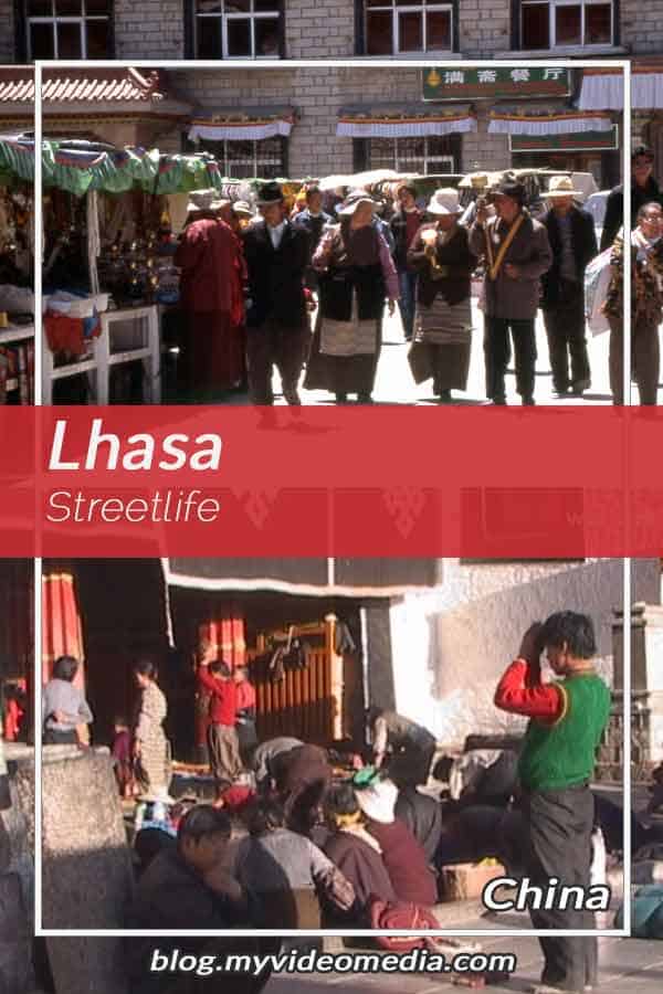 In den Strassen von Lhasa