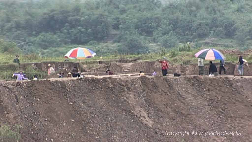 Archäplogische Grabungen Jangtse