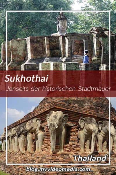 Sukhothai Jenseits der historischen Stadtmauer