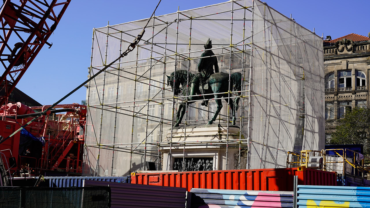 Reiterstatue von Dom Pedro IV in Porto