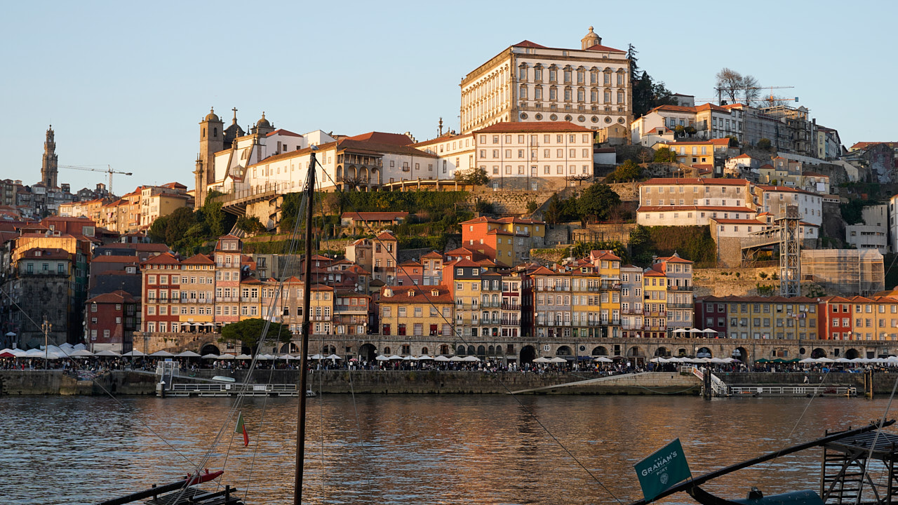 Porto im Sonnenuntergang