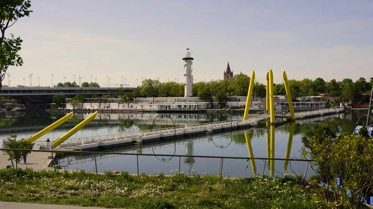 Vienna banks of the Danube