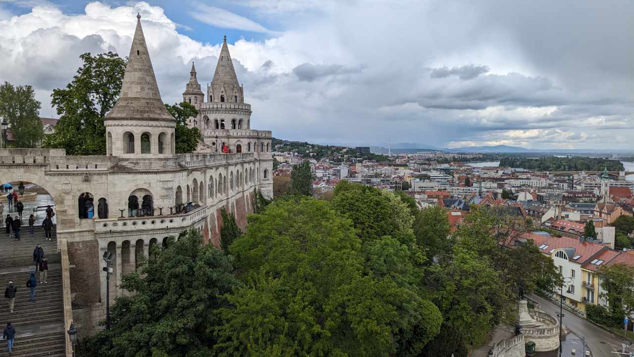 Fisherman#s Bastion offers a beatiful view of Budapest