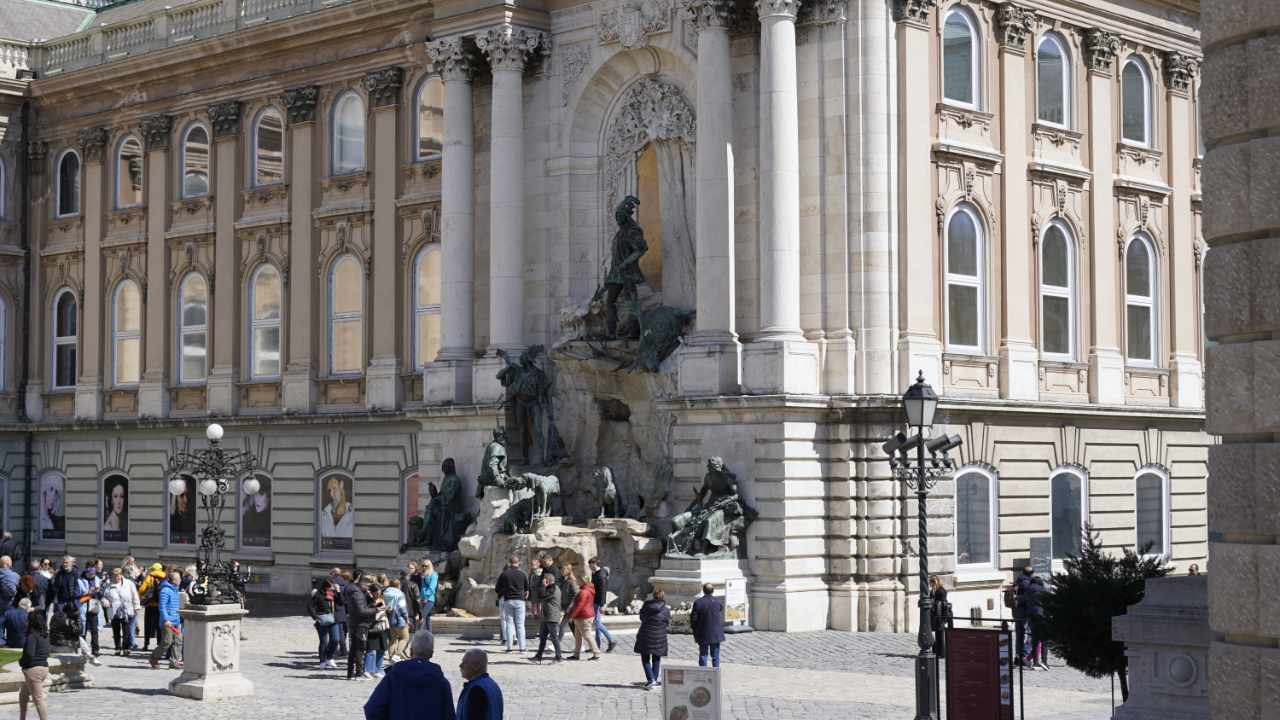 Matthias Fountain on Castle Hill Buda