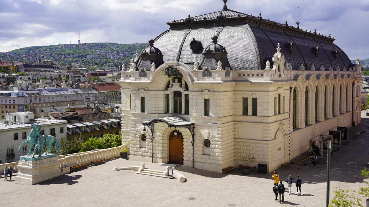 Royal Ridung Hall on Castle Hill in Buda