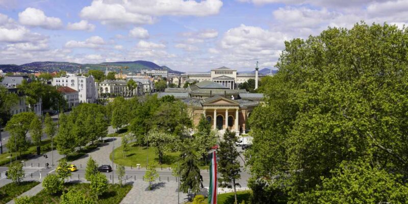 First part of city walk in Budapest