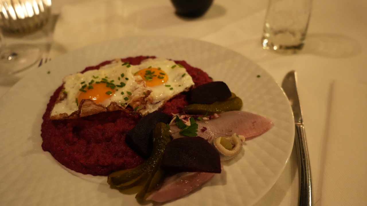 Labskaus in Restaurant Lübecker Hanse