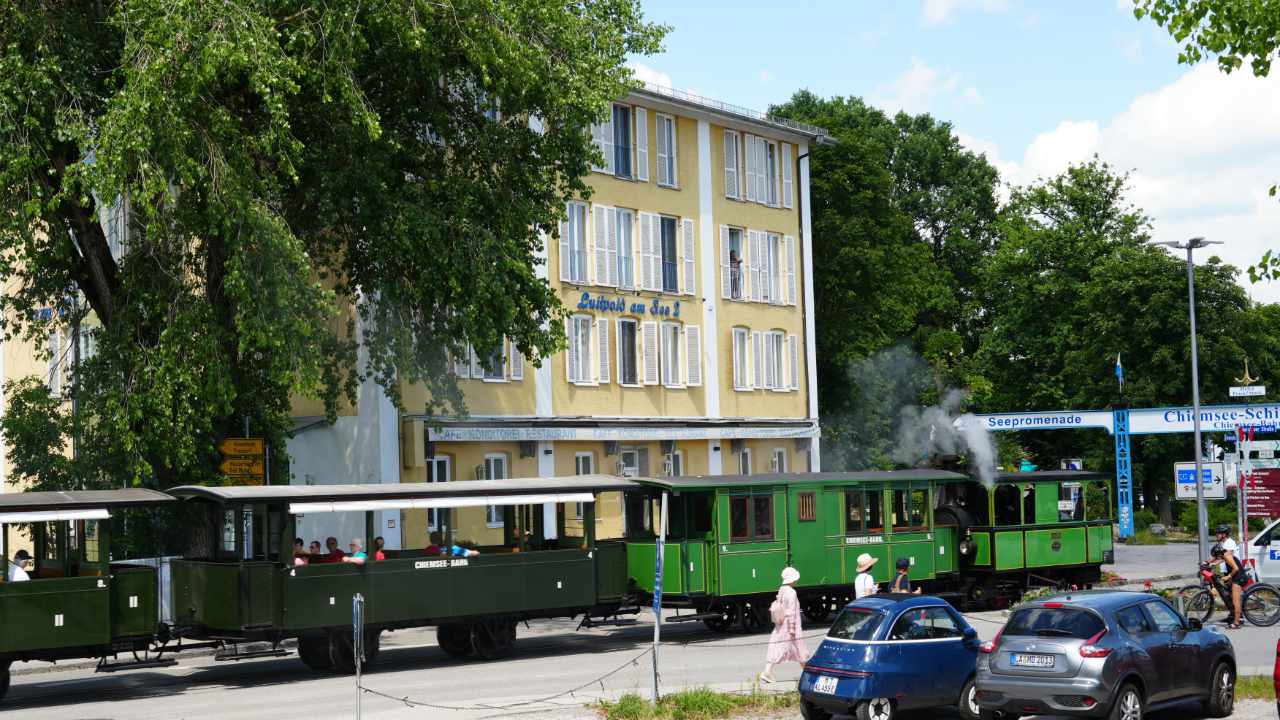 Hotel Luitpold with Chiemseebahn