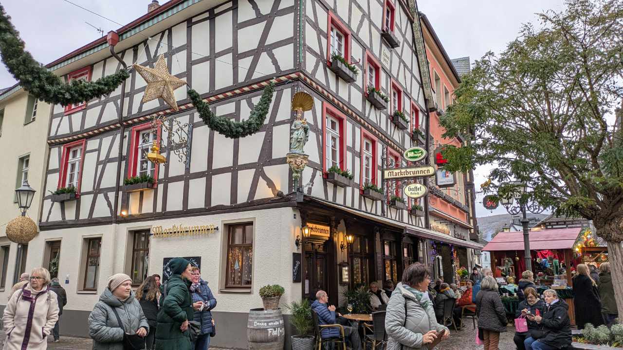 Bad Neuenahr-Ahrweiler with Christmas Decoration