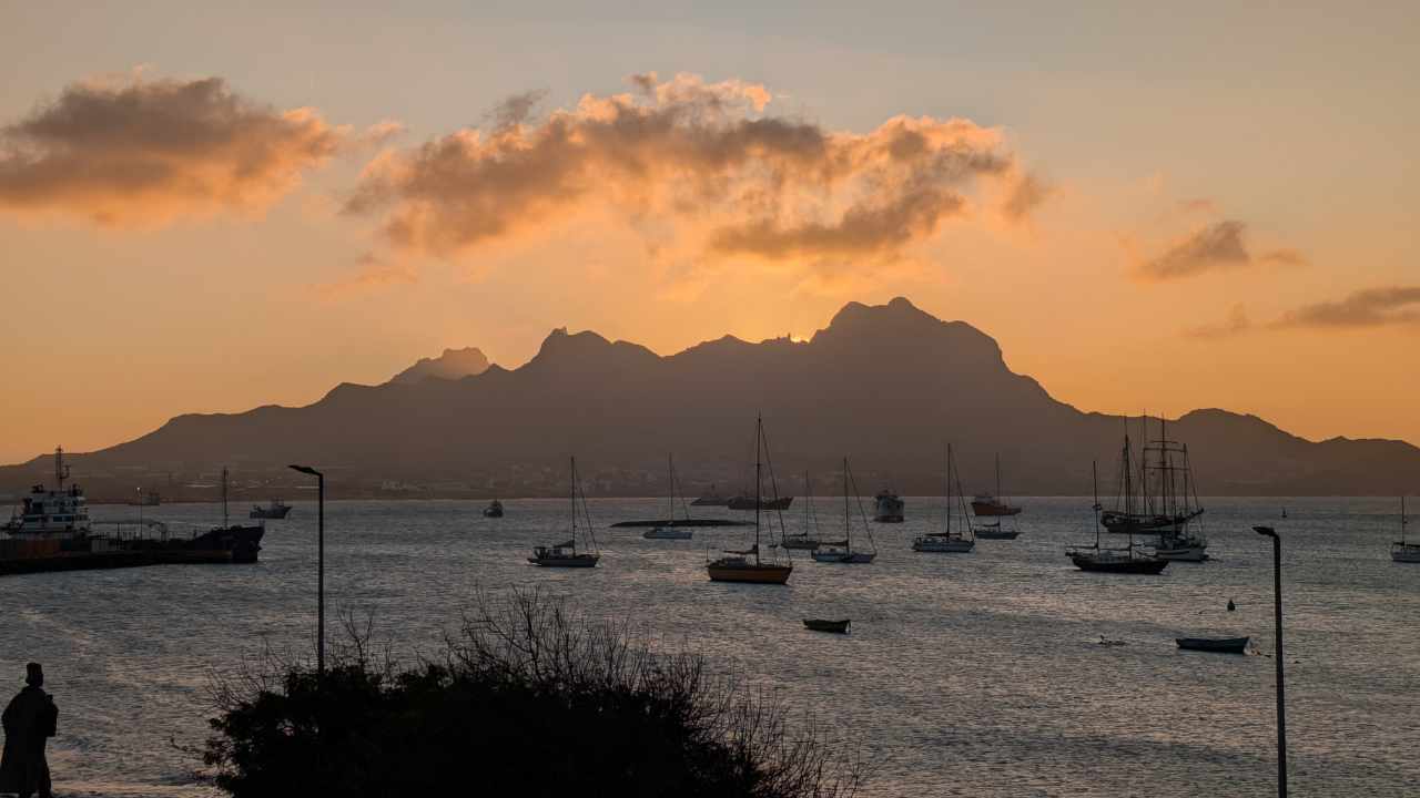 Sunset seen from Le Gout