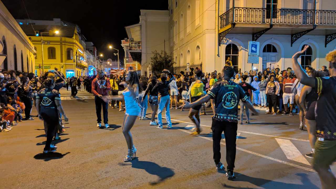 Traing for the Carnival in Mindelo