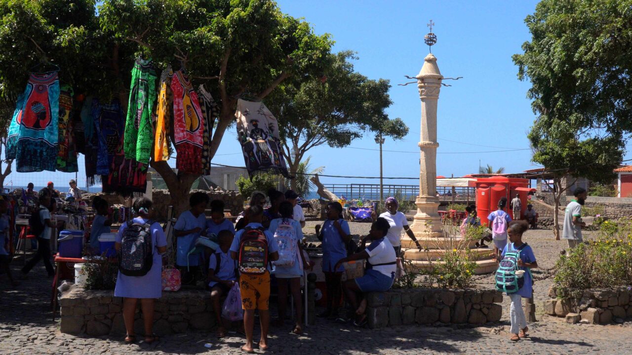 Place of slave auctions Cape Verde