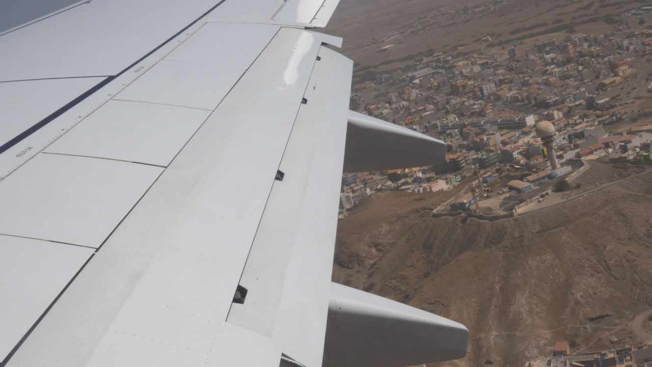 View of radar station  Espargos, Cabo Verde